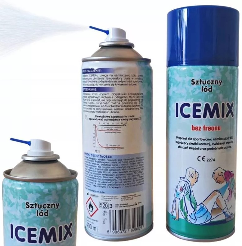 Lód w sprayu 400ml ICEMIX - Zamarażacz